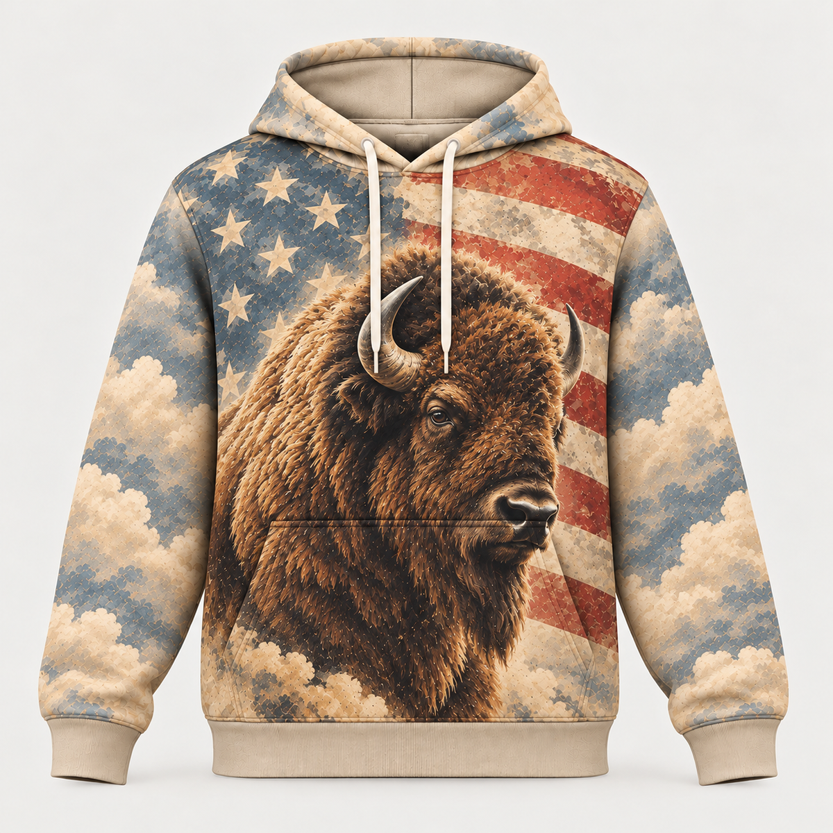 American Bison | Wild Animal Hoodies
