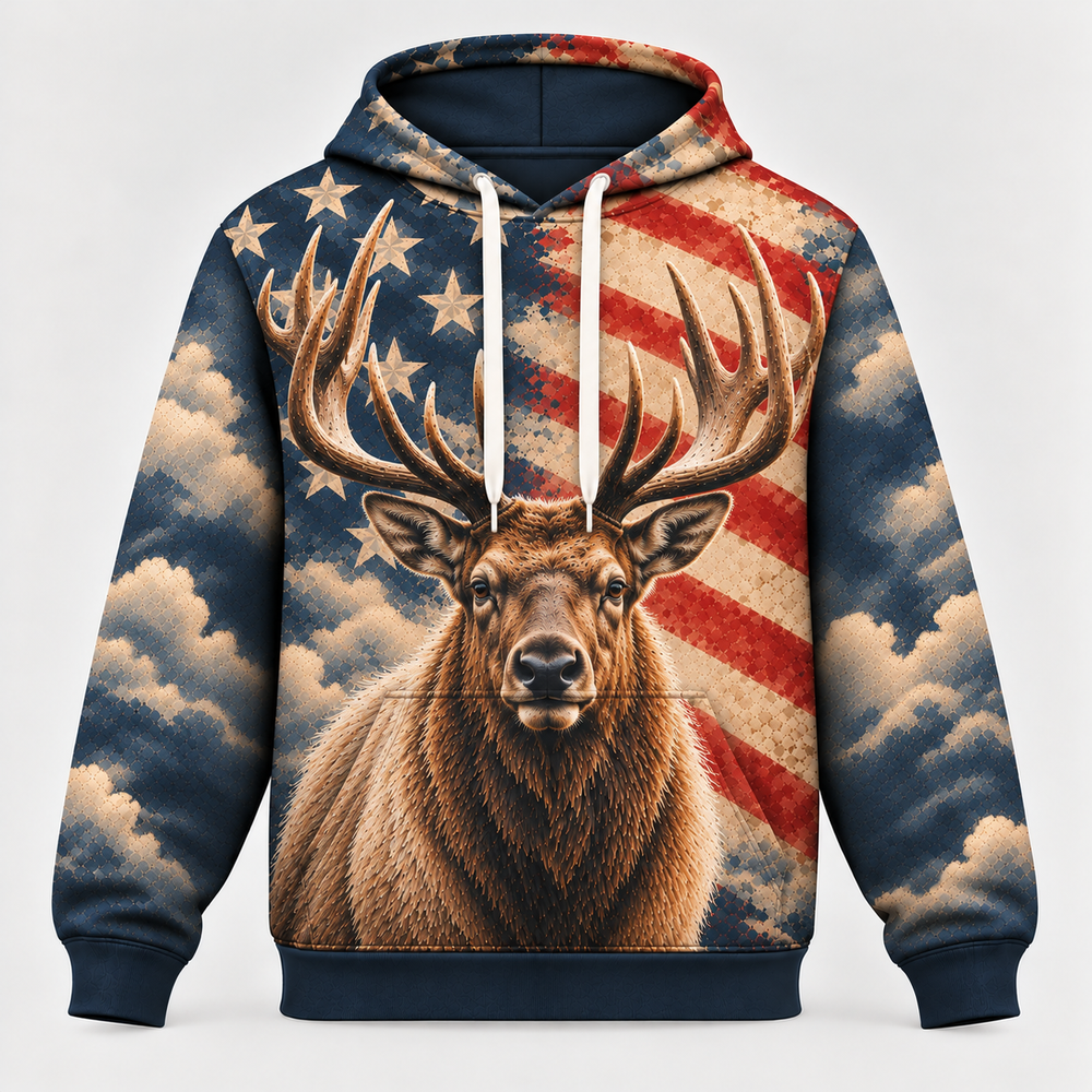 Elk | Wild Animal Hoodies