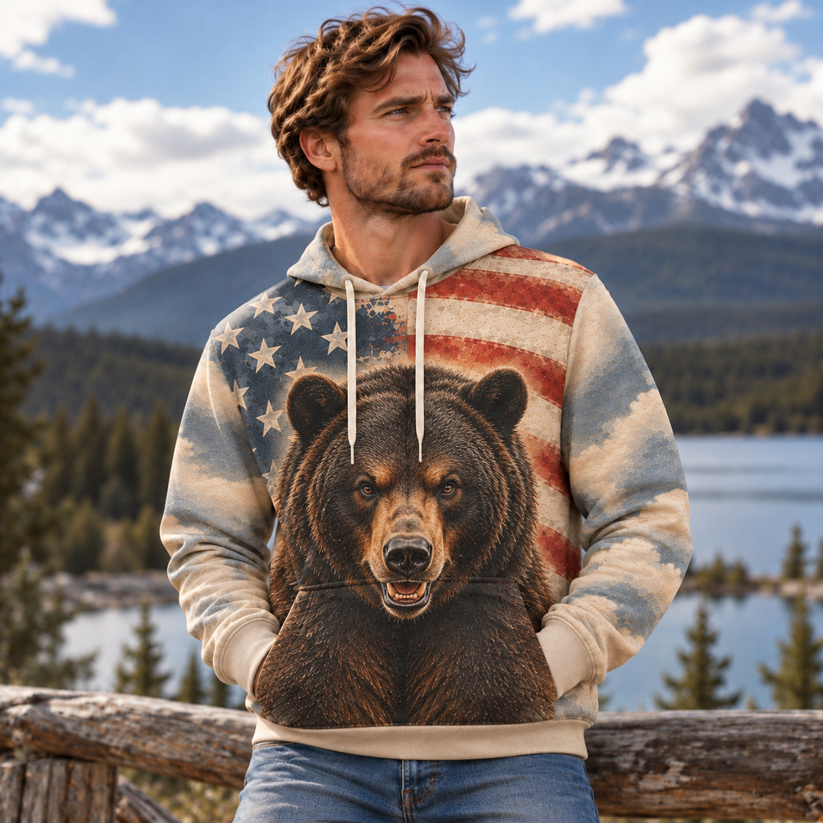American Black Bear | Wild Animal Hoodies