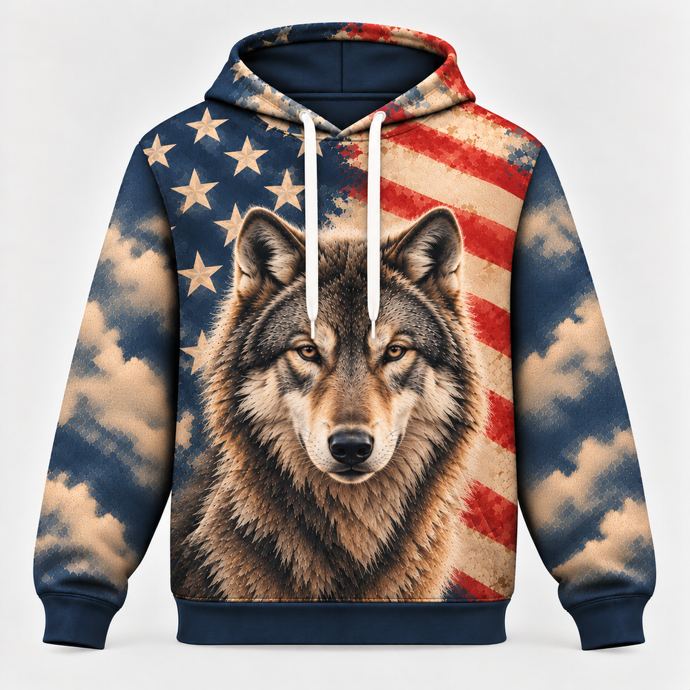 Gray Wolf | Wild Animal Hoodies