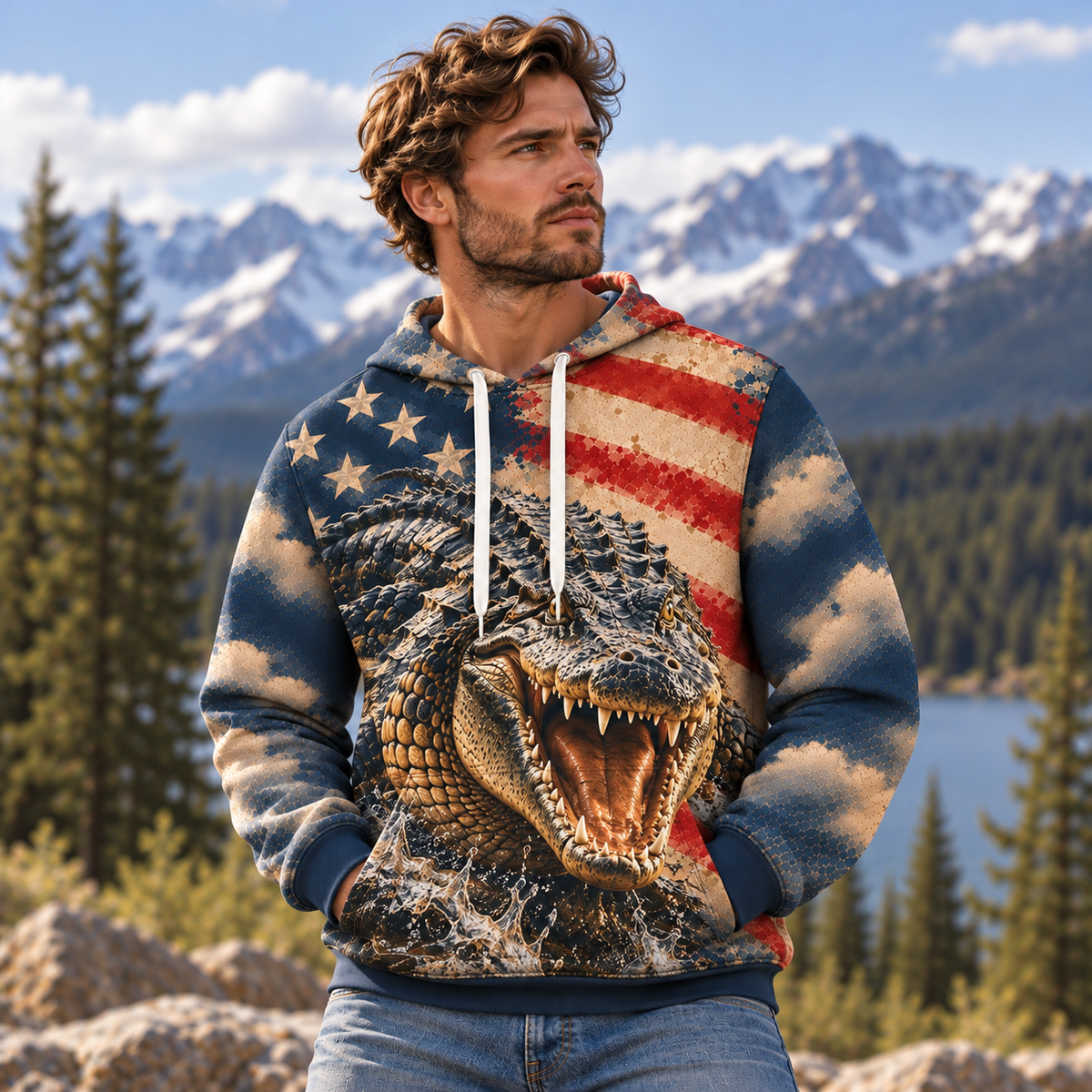 American Alligator | Wild Animal Hoodies