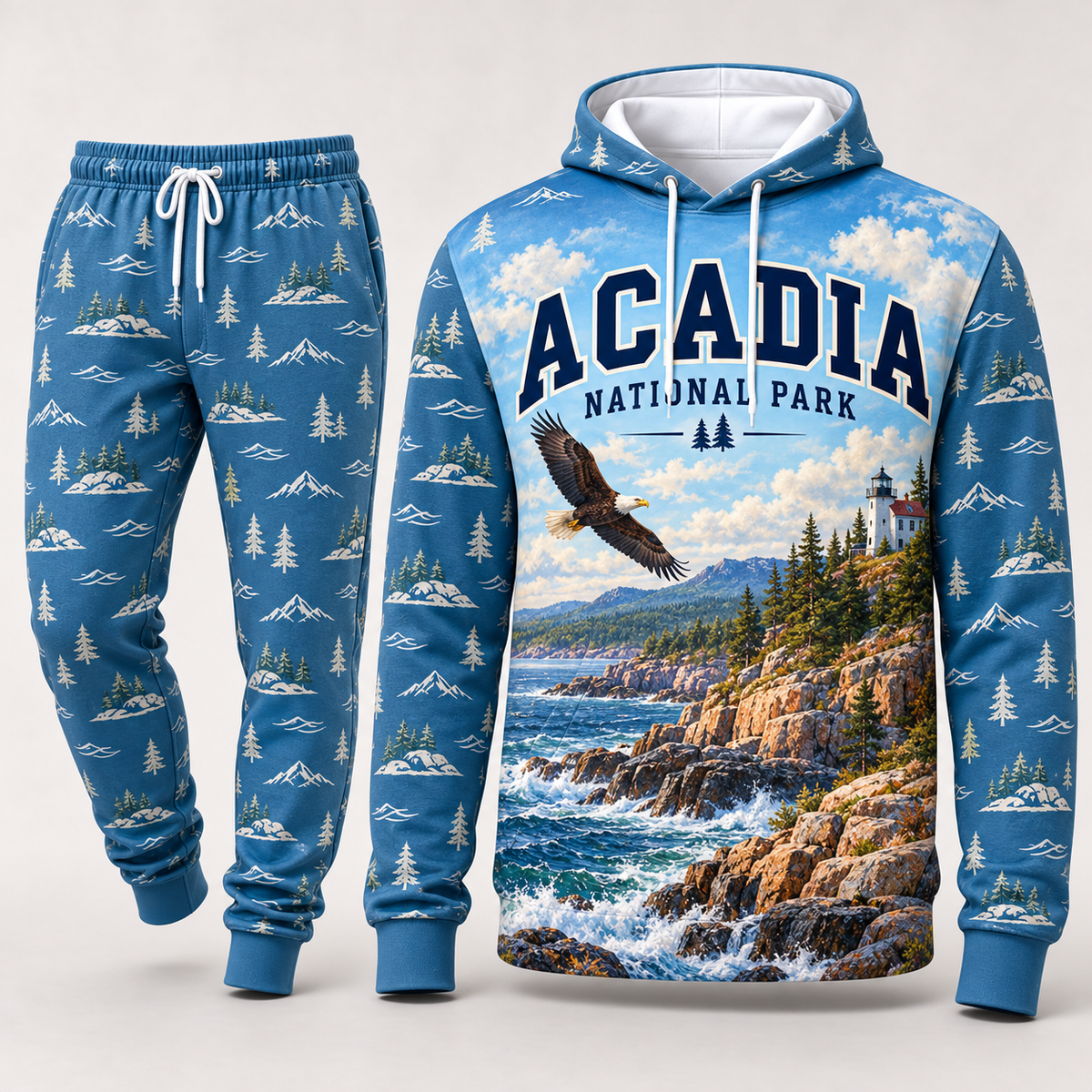 Acadia National Park Hoodie & Sweatpants Set
