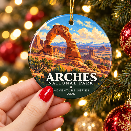 Arches National Park Christmas Ornament - photo 1