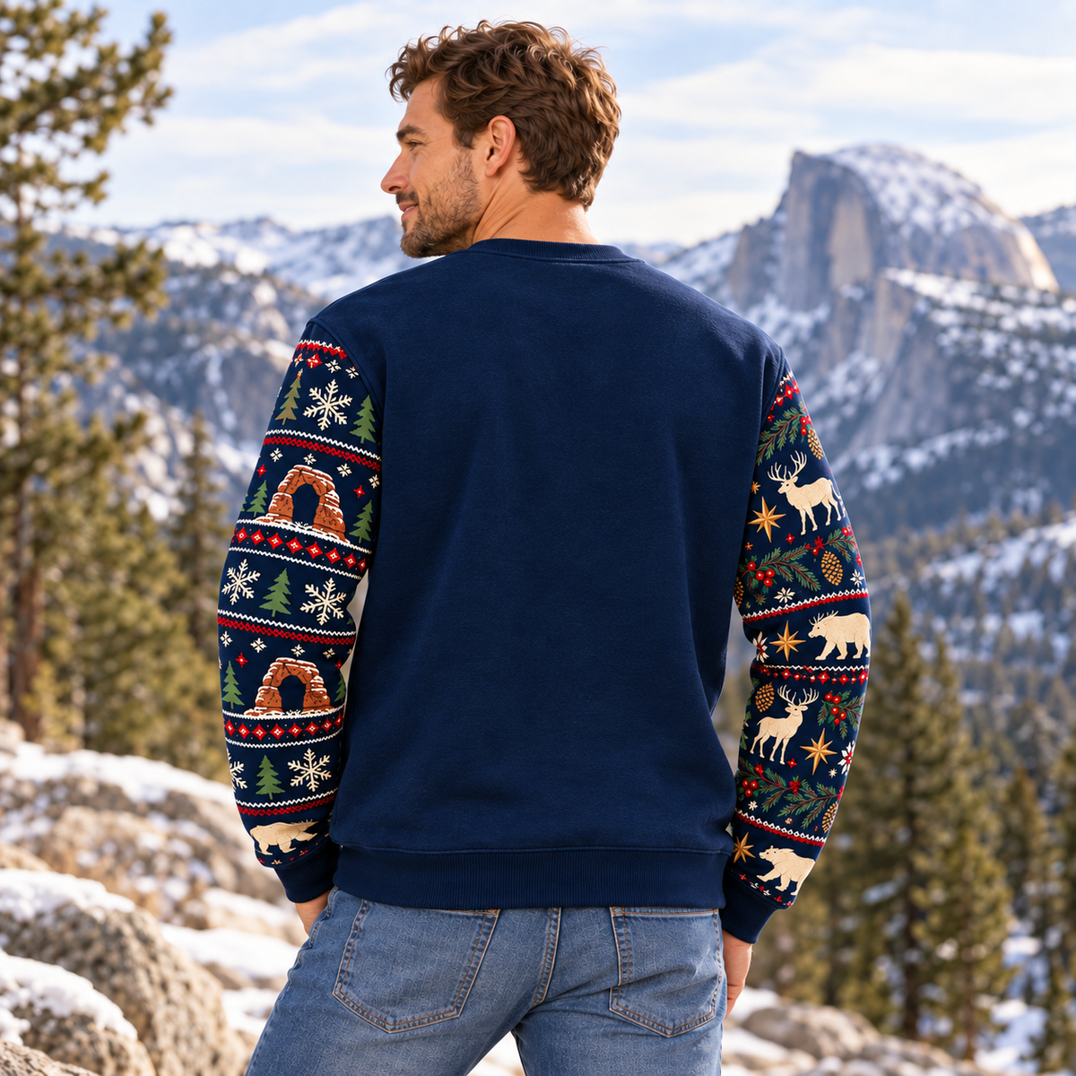 Arches National Park Christmas Sweatshirt - photo 3