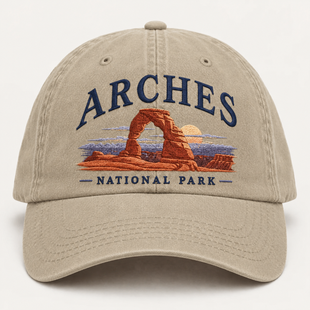 Arches National Park Embroidered Hat