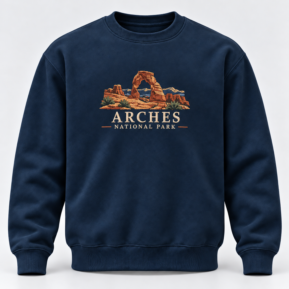Arches National Park Embroidered Sweatshirt
