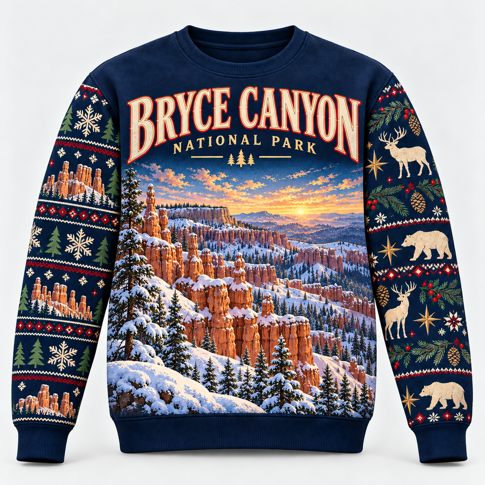 Bryce Canyon National Park Christmas Sweatshirt