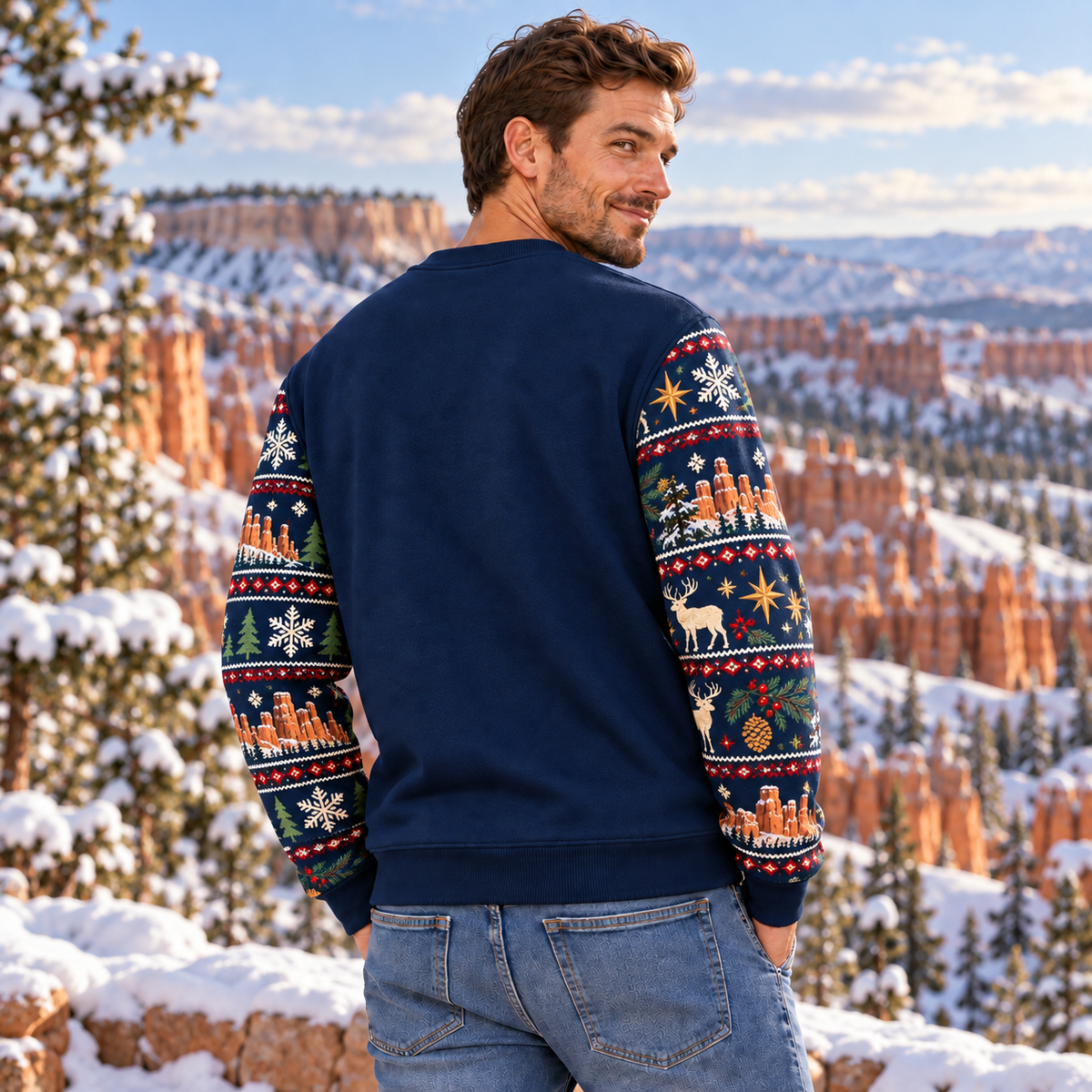 Bryce Canyon National Park Christmas Sweatshirt - photo 3