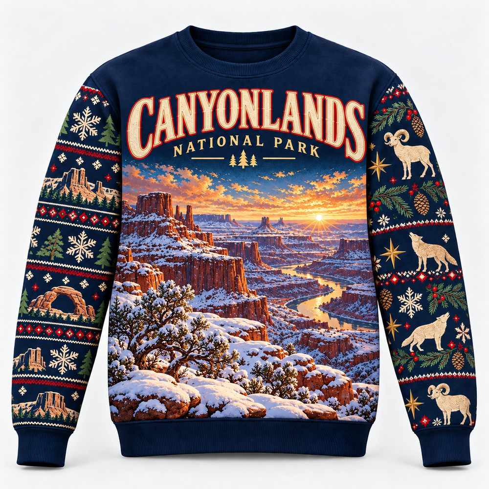 Canyonlands National Park Christmas Sweatshirt