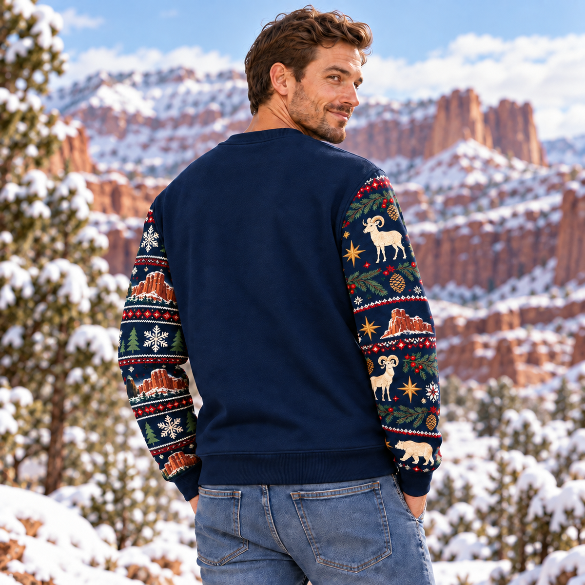Capitol Reef National Park Christmas Sweatshirt - photo 3