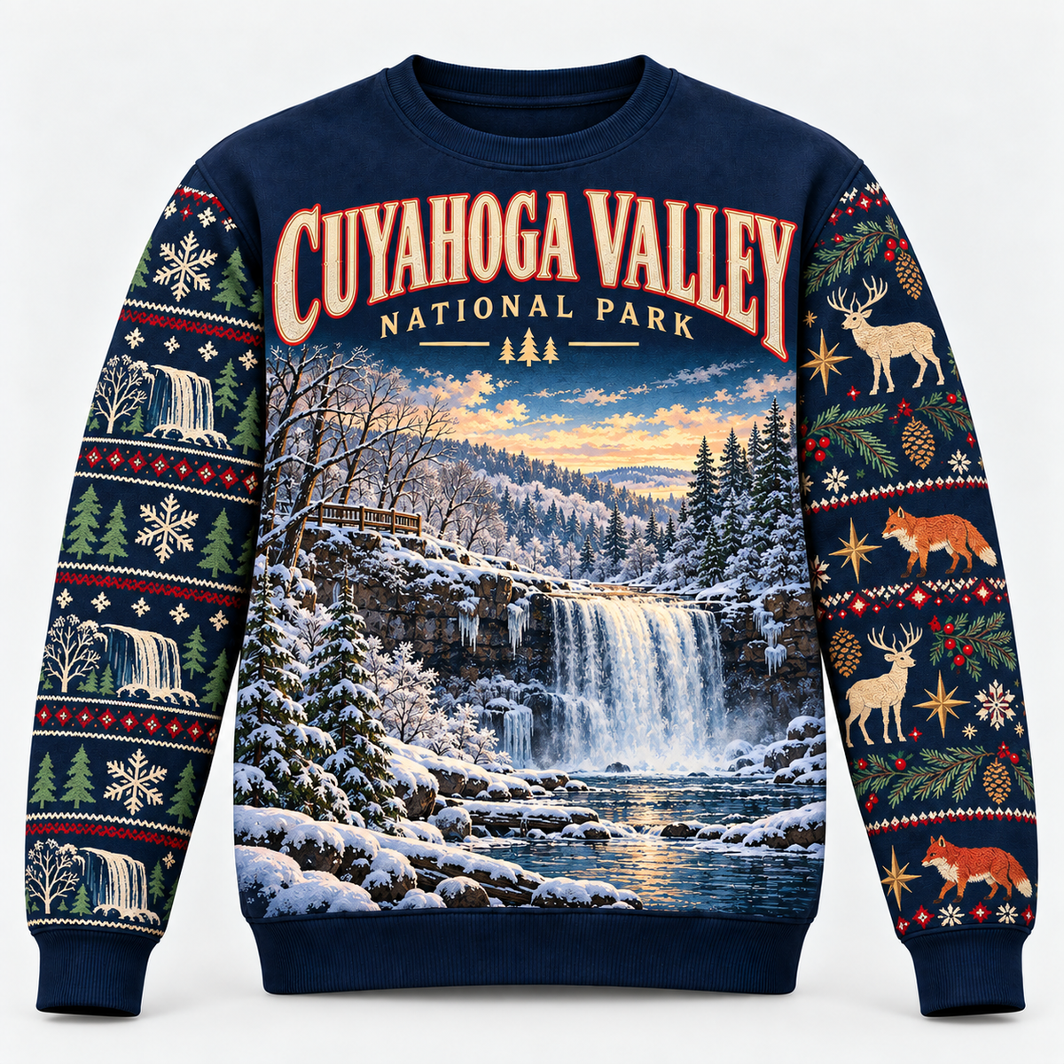 Cuyahoga Valley National Park Christmas Sweatshirt - photo 1