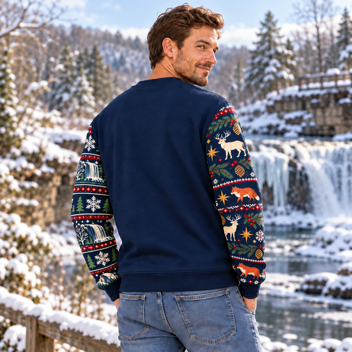 Cuyahoga Valley National Park Christmas Sweatshirt - photo 3