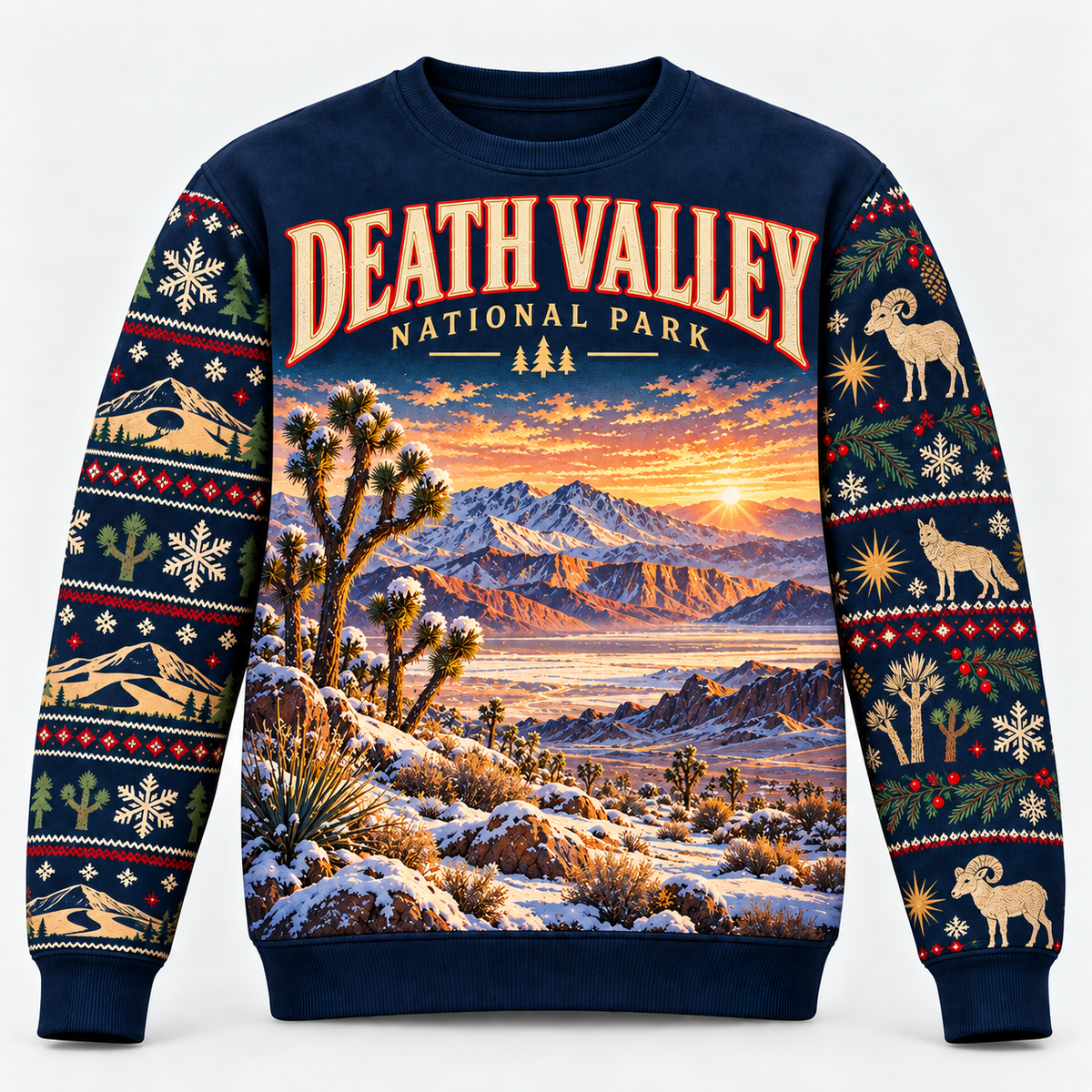 Death Valley National Park Christmas Sweatshirt - photo 1
