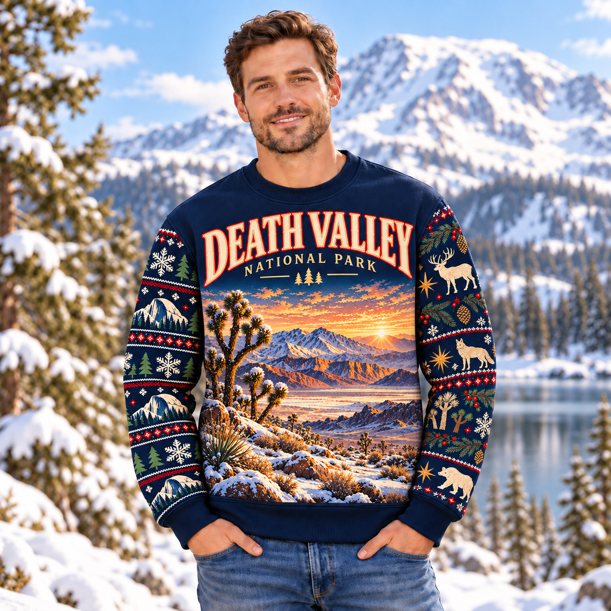 Death Valley National Park Christmas Sweatshirt - photo 2
