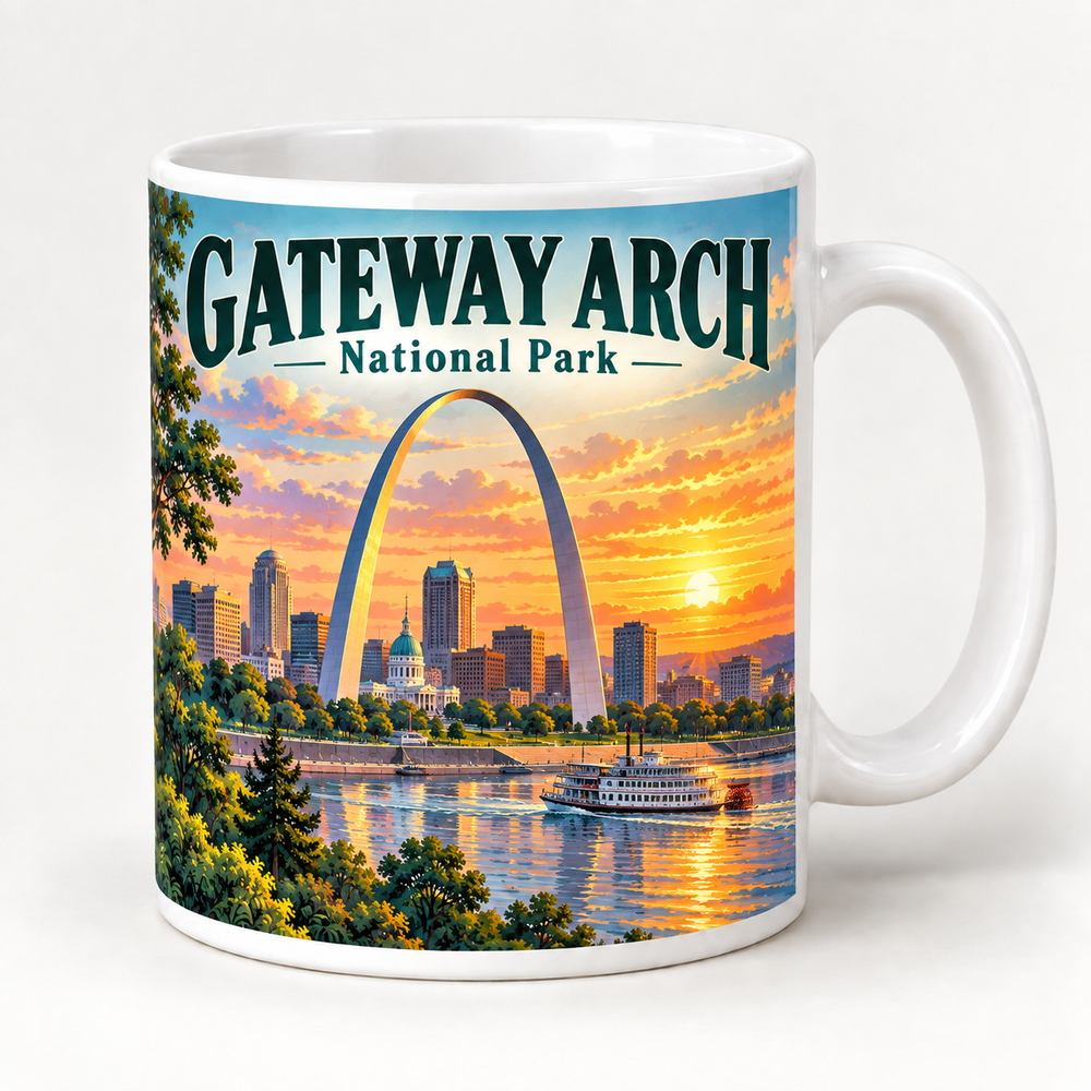 Gateway Arch National Park Mug