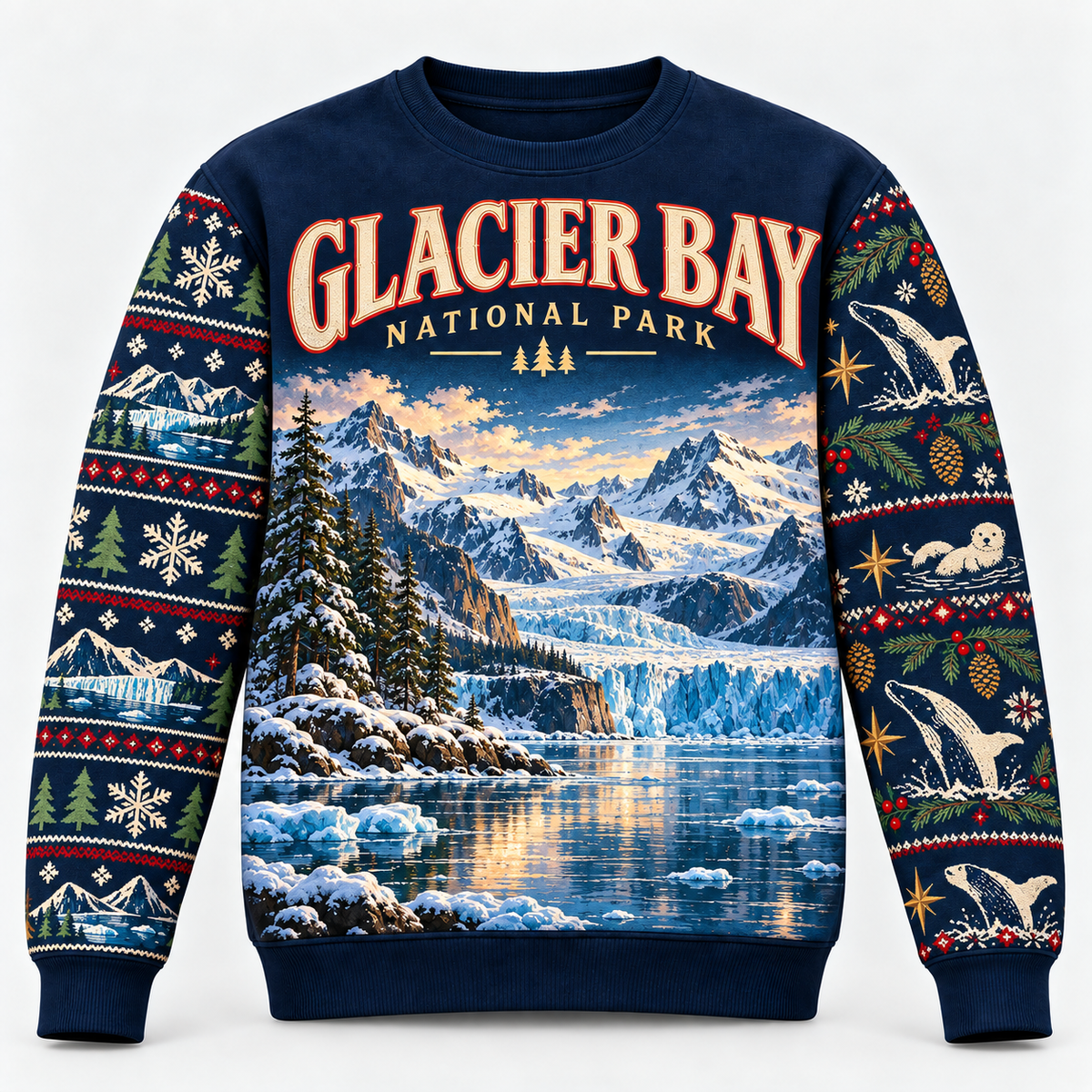 Glacier Bay National Park Christmas Sweatshirt - photo 1
