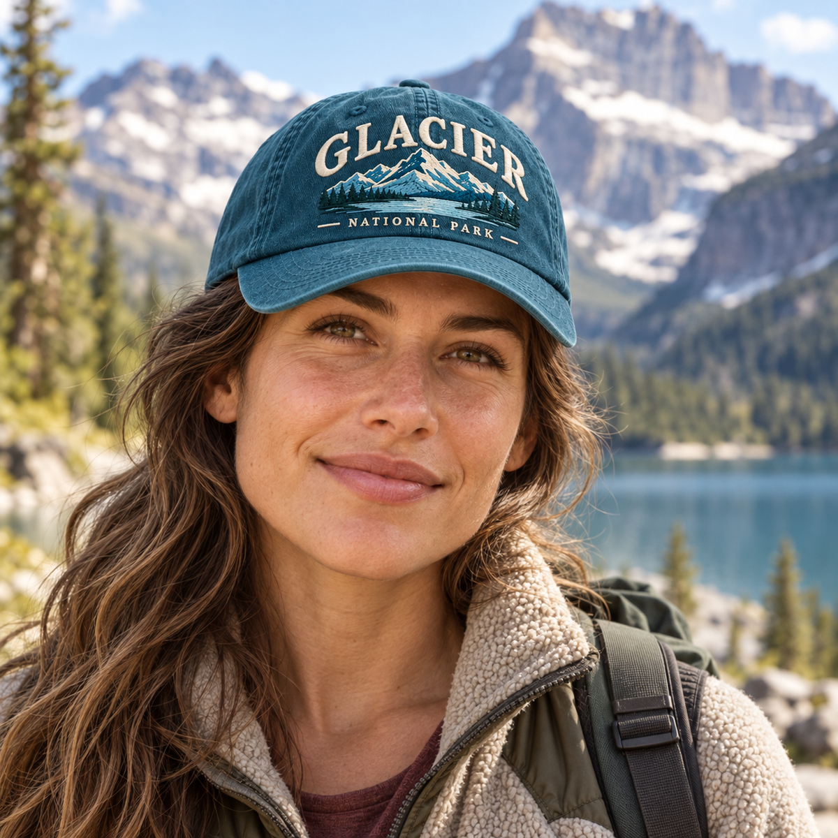 Glacier National Park Embroidered Hat - photo 2