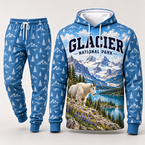 Glacier National Park Hoodie & Sweatpants Set