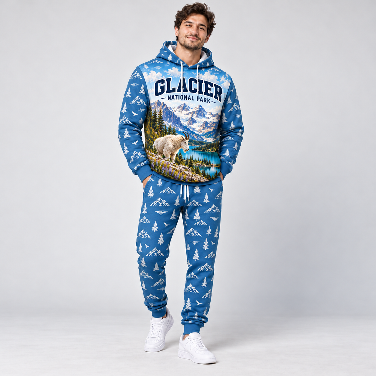 Glacier National Park Hoodie & Sweatpants Set