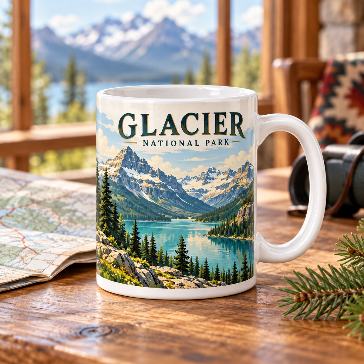 Glacier National Park Mug - photo 2