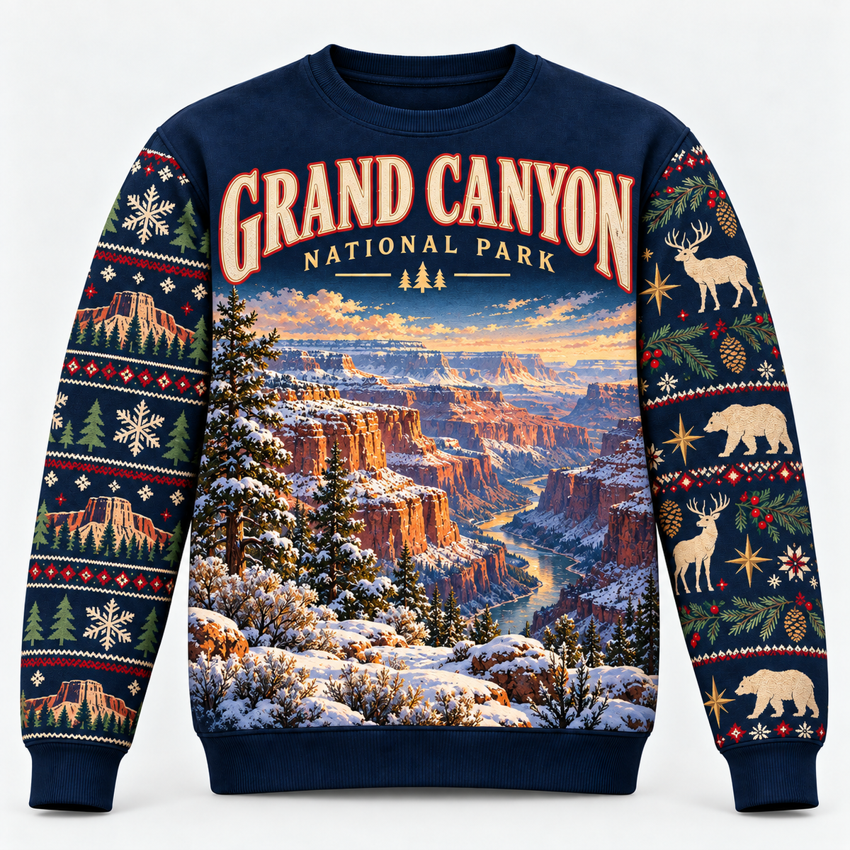 Grand Canyon National Park Christmas Sweatshirt - photo 1
