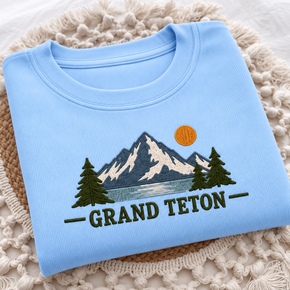 Grand Teton National Park Cropped Baby Tee