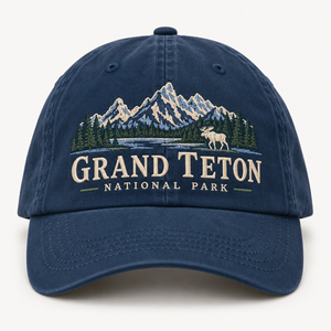 Grand Teton National Park Embroidered Hat