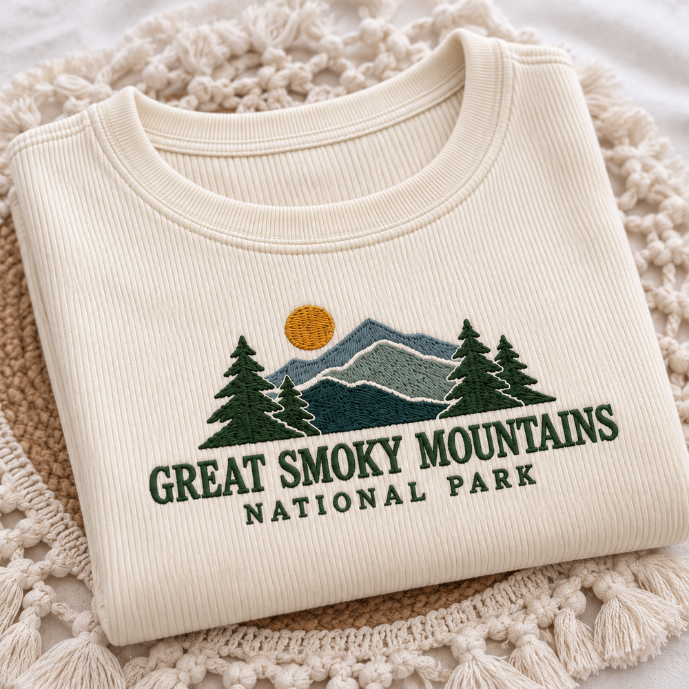 Great Smoky Mountains National Park Cropped Baby Tee