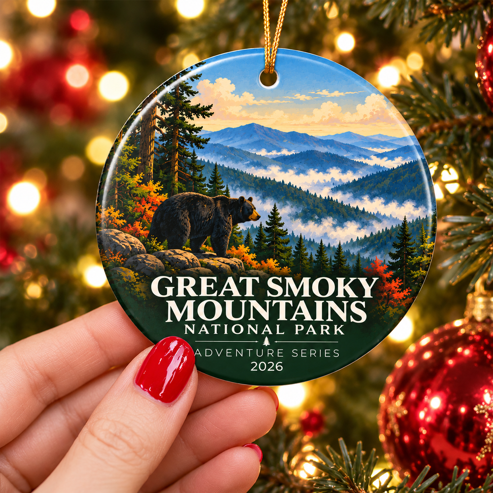 Great Smoky Mountains National Park Christmas Ornament