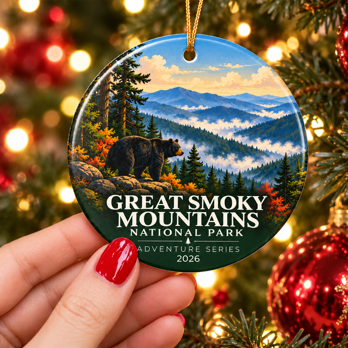 Great Smoky Mountains National Park Christmas Ornament - photo 1