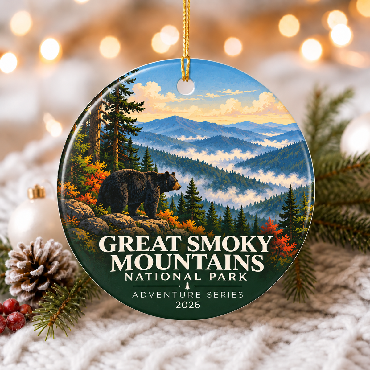 Great Smoky Mountains National Park Christmas Ornament - photo 2