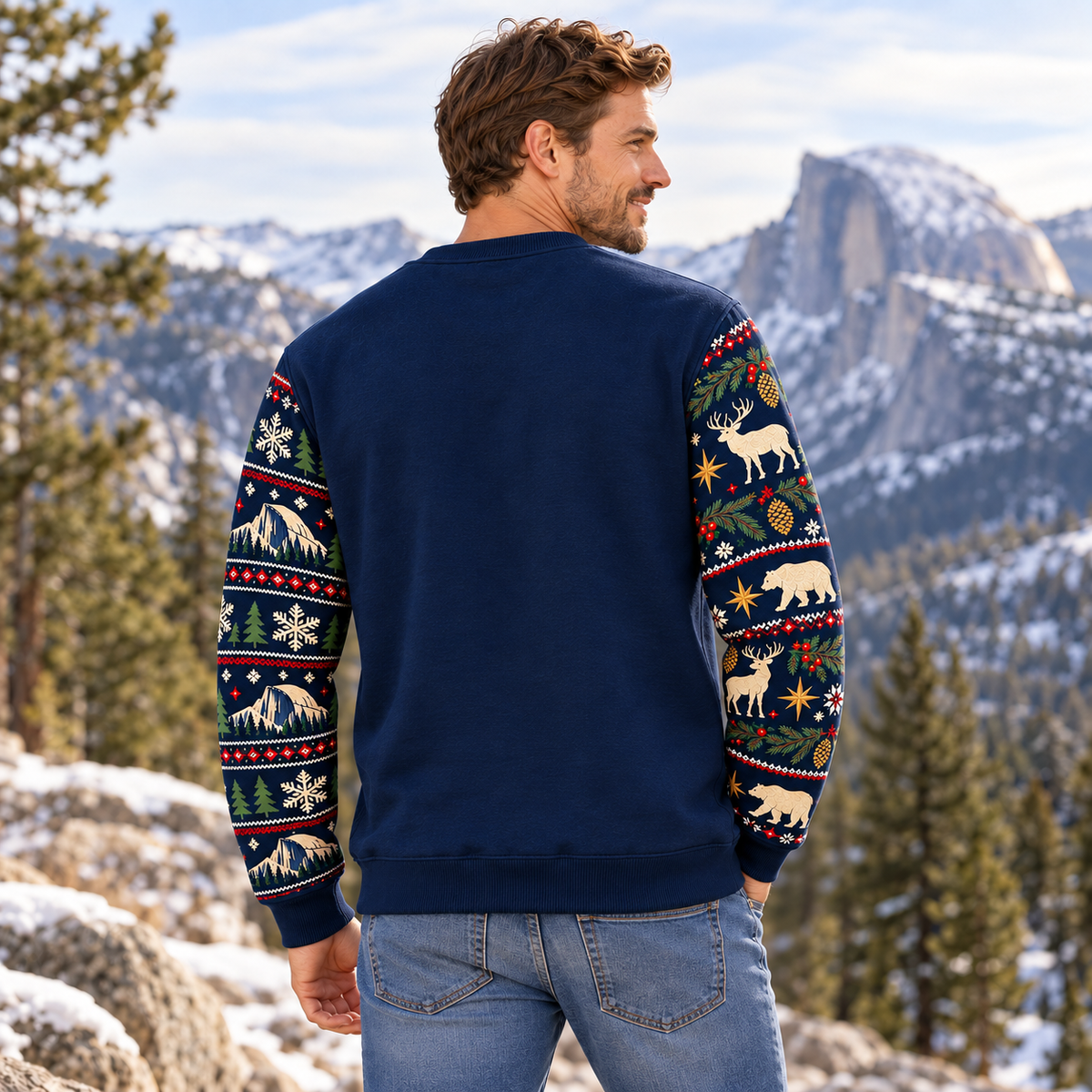 Great Smoky Mountains National Park Christmas Sweatshirt - photo 3