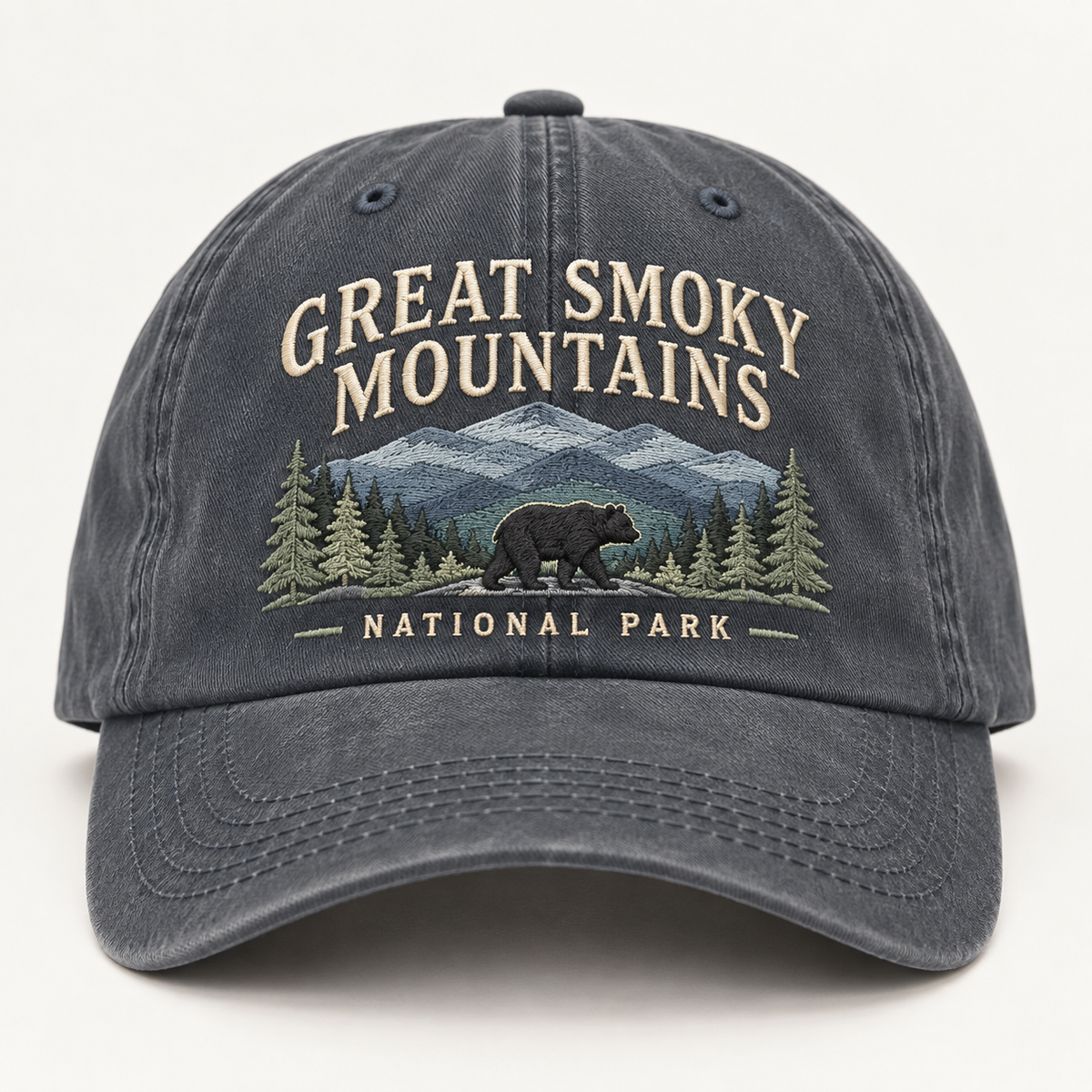 Great Smoky Mountains National Park Embroidered Hat - photo 1