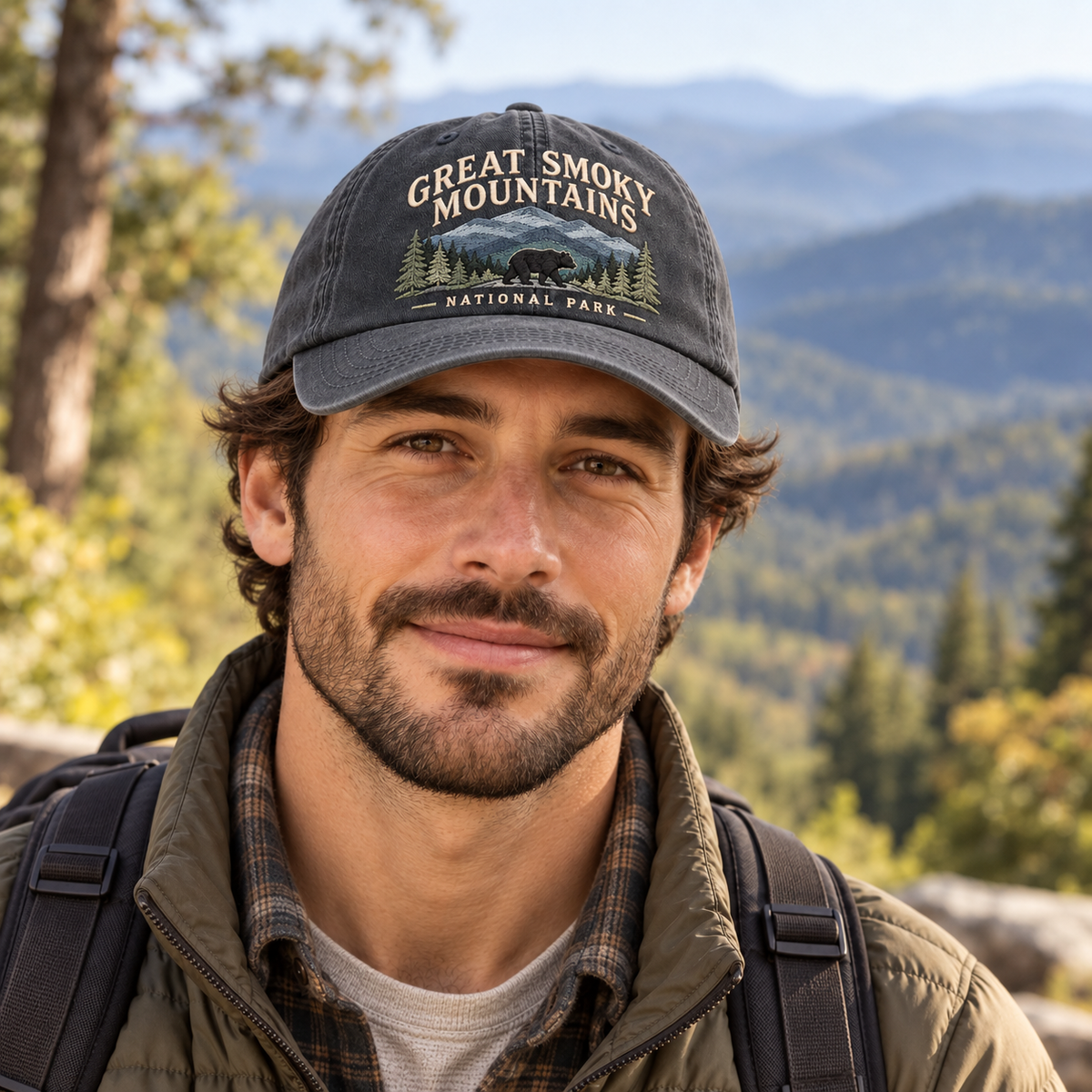 Great Smoky Mountains National Park Embroidered Hat - photo 2