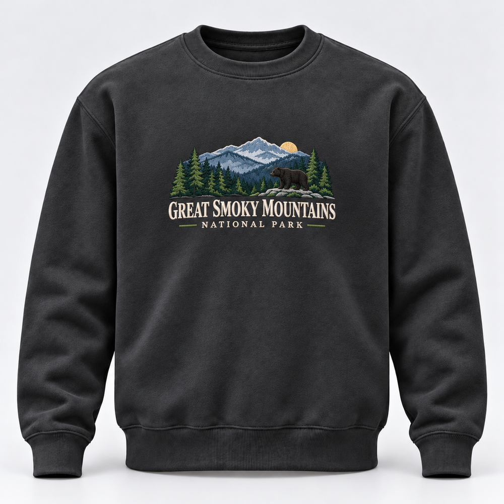 Great Smoky Mountains National Park Embroidered Sweatshirt