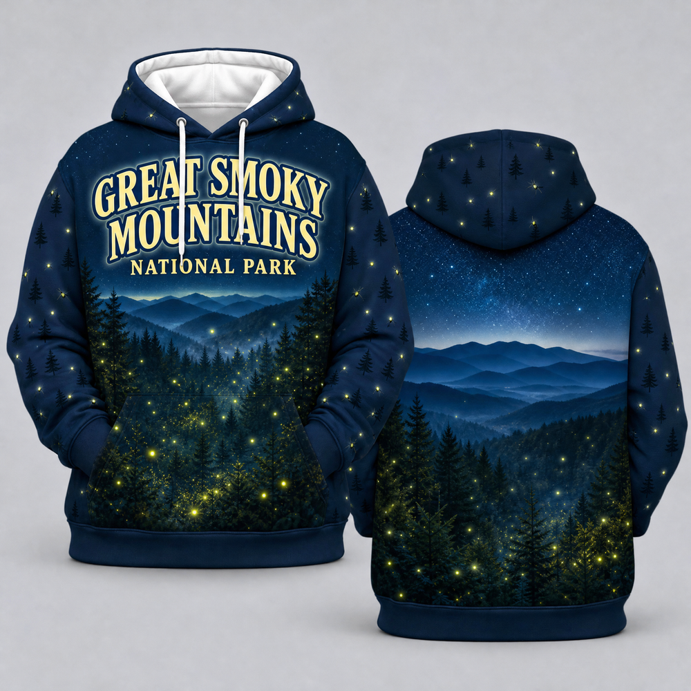 Great Smoky Mountains National Park Fireflies Hoodie