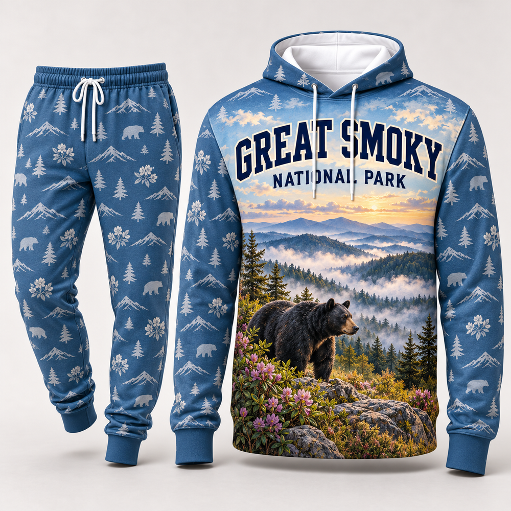 Great Smoky Mountains National Park Hoodie & Sweatpants Set