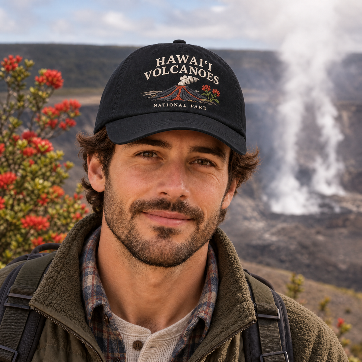 Hawaiʻi Volcanoes National Park Embroidered Hat - photo 2