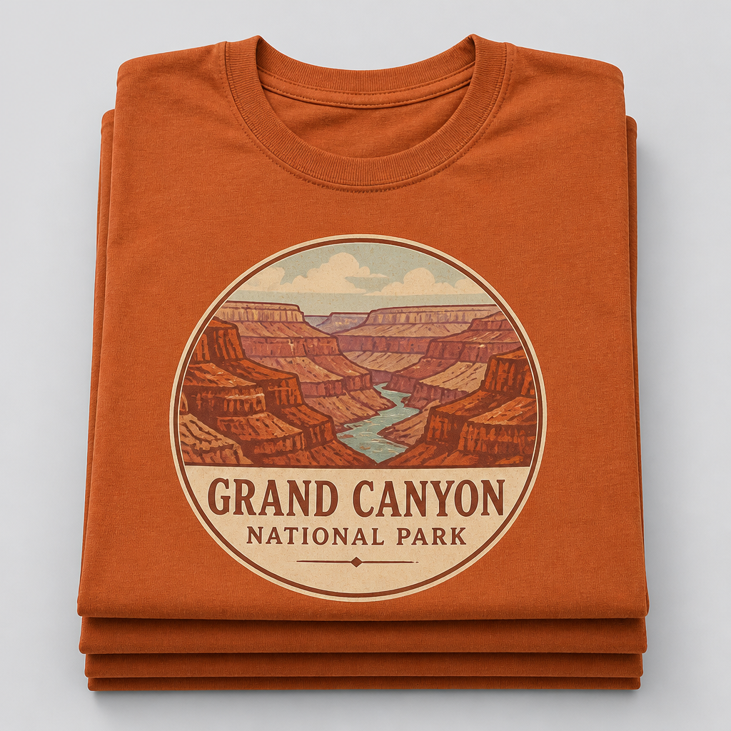 Grand Canyon National Park T-Shirt folded stack