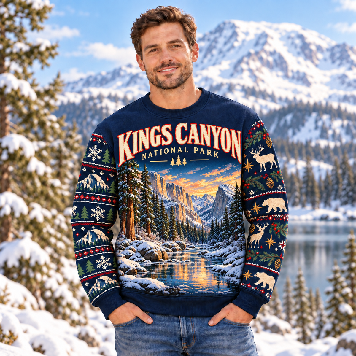 Kings Canyon National Park Christmas Sweatshirt - photo 2