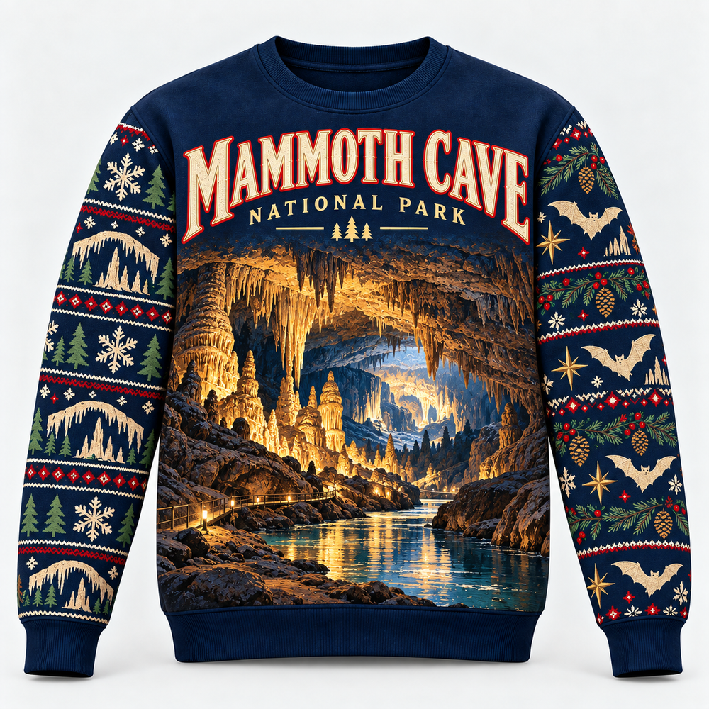 Mammoth Cave National Park Christmas Sweatshirt