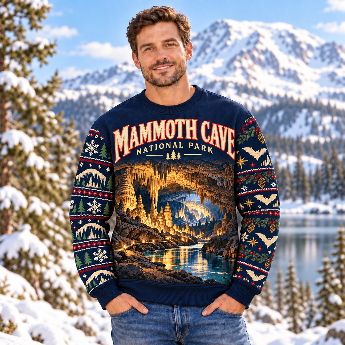 Mammoth Cave National Park Christmas Sweatshirt - photo 2