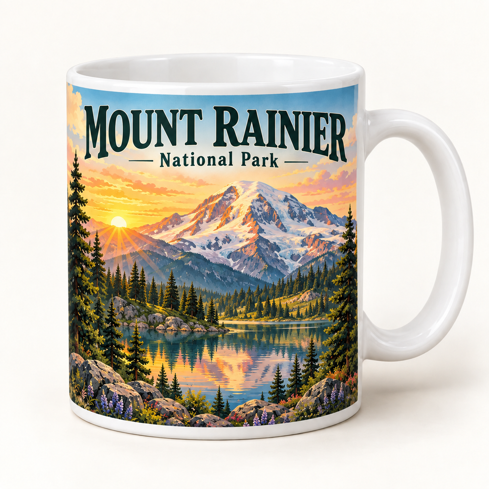 Mount Rainier National Park Mug