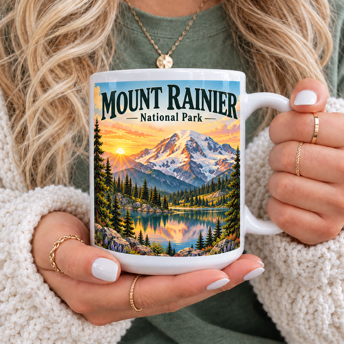 Mount Rainier National Park Mug - photo 3