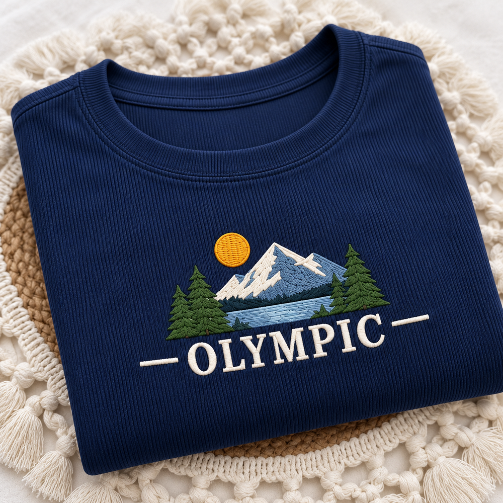 Olympic National Park Cropped Baby Tee