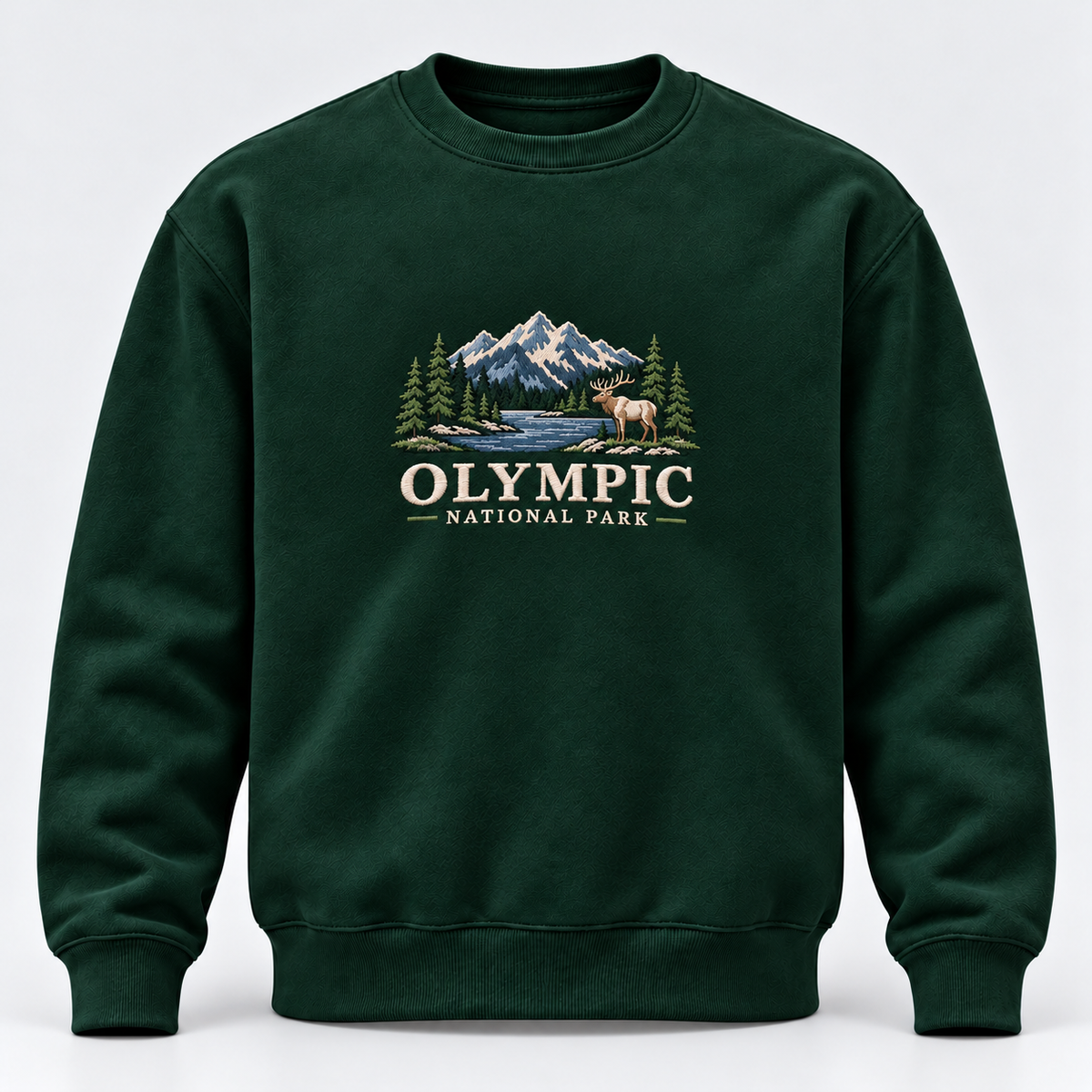 Olympic National Park Embroidered Sweatshirt