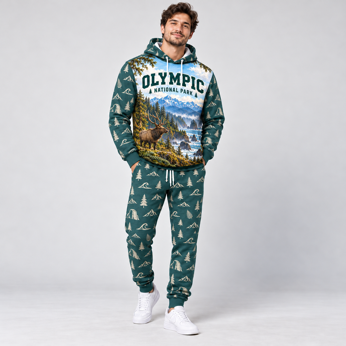 Olympic National Park Hoodie & Sweatpants Set