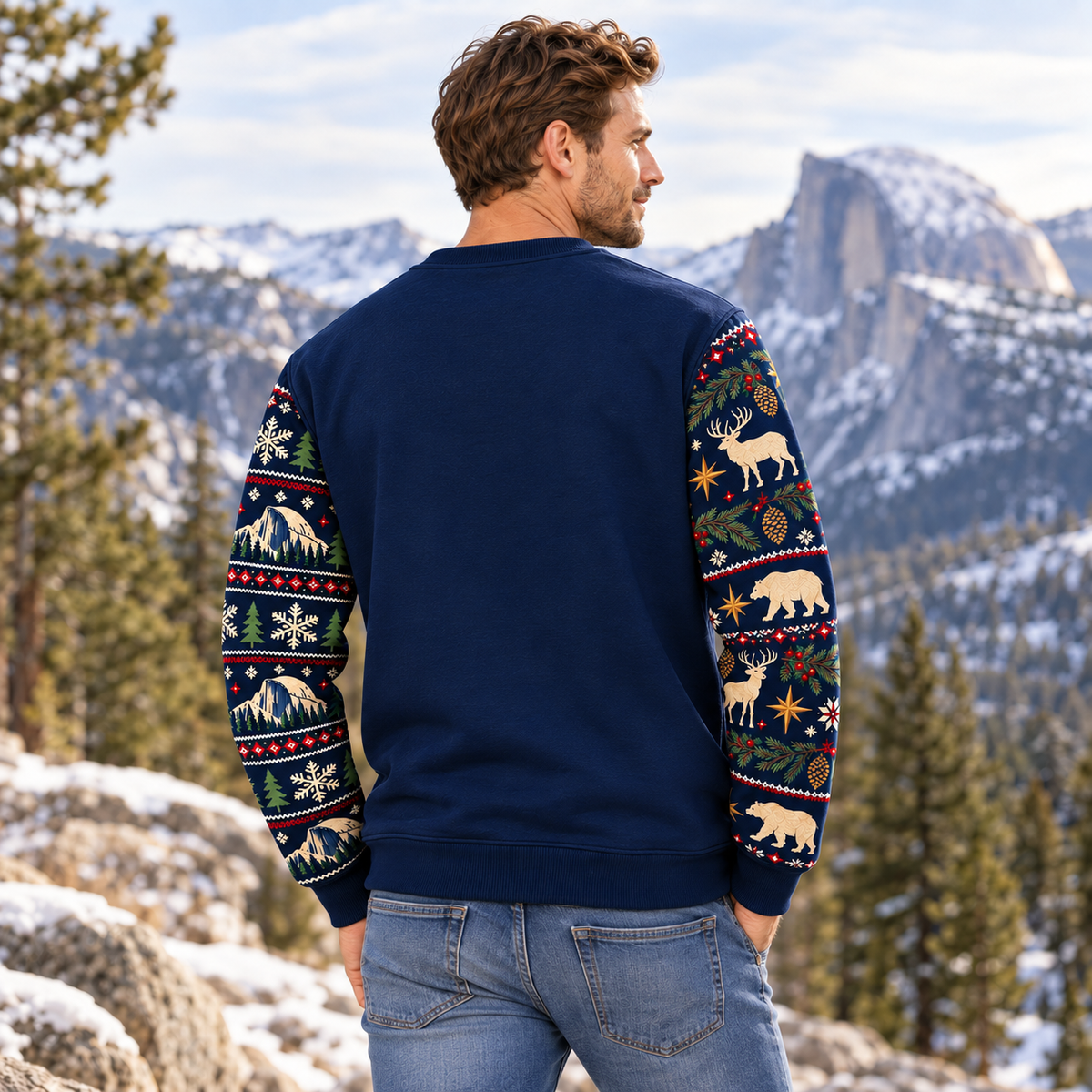 Rocky Mountain National Park Christmas Sweatshirt - photo 3