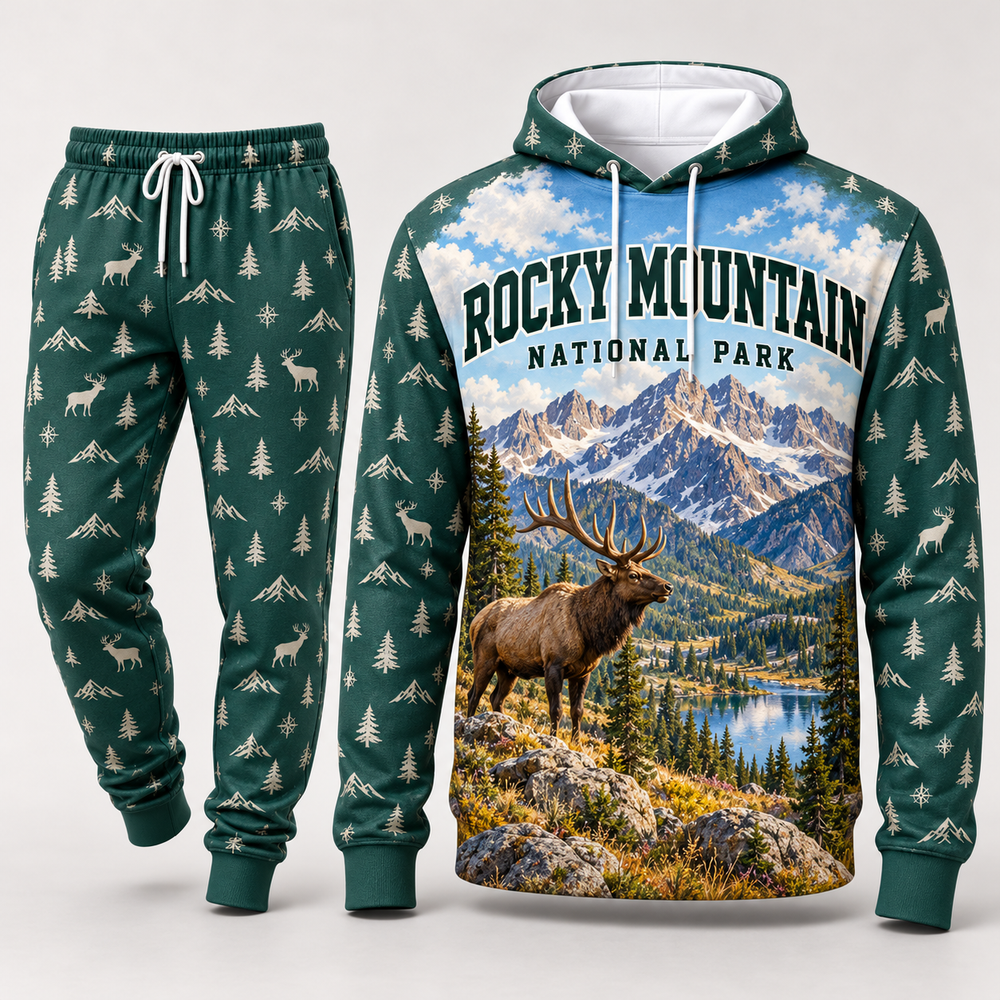 Rocky Mountain National Park Hoodie & Sweatpants Set