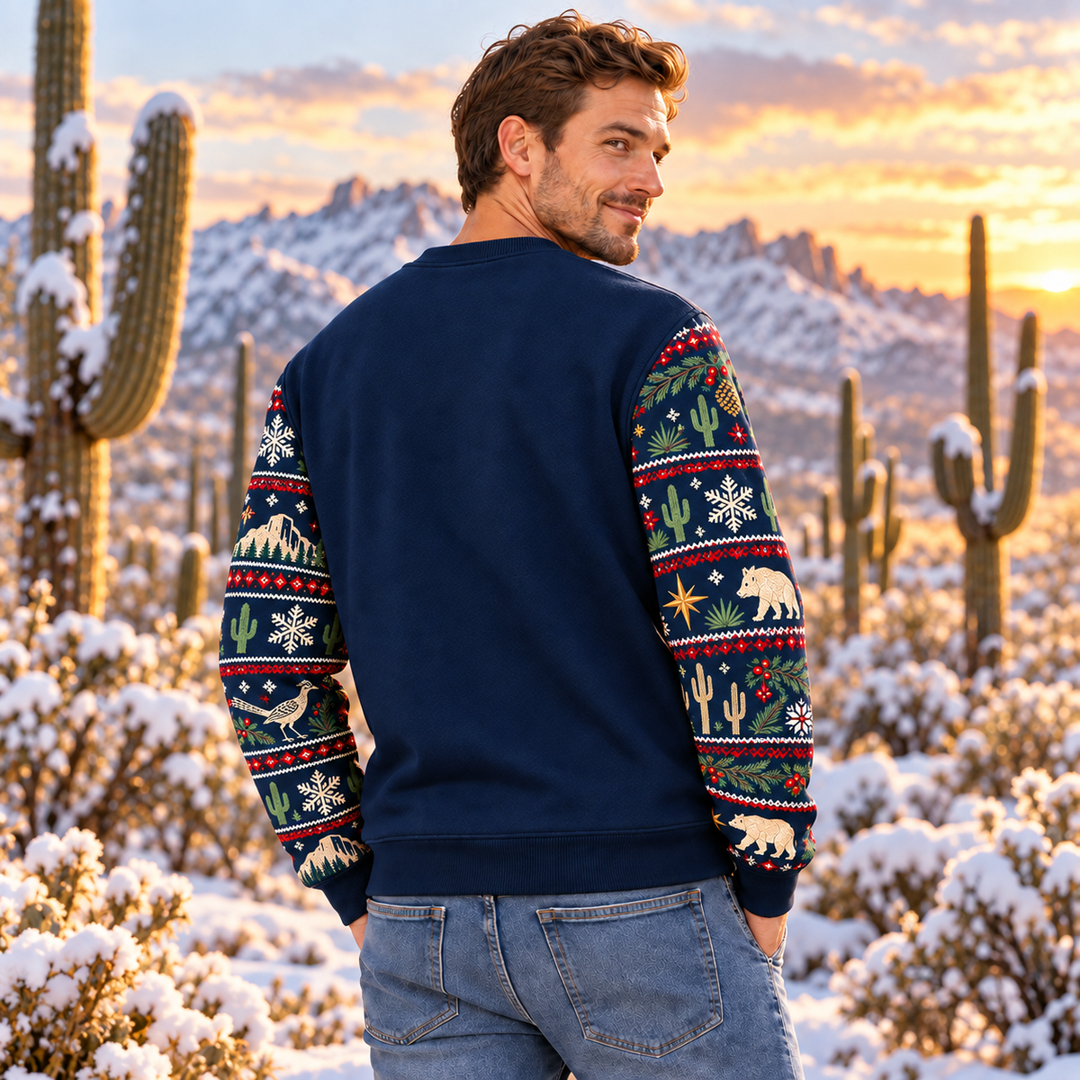 Saguaro National Park Christmas Sweatshirt - photo 3